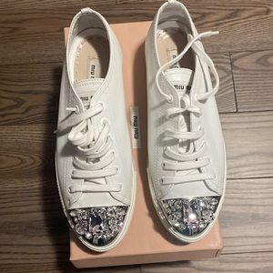 Miu Miu embellished sneakers